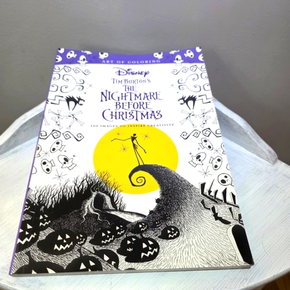 Disney Tim Burton's The Nightmare Before Christmas Coloring Book (NWT)